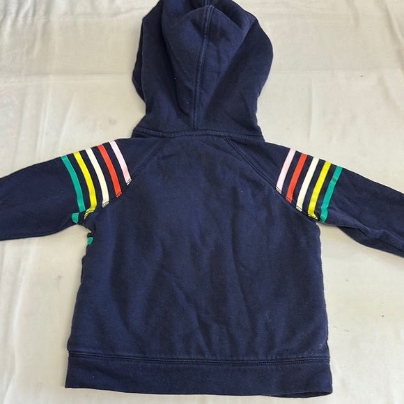 GAP Blue Sweater/Hoodie/Jacket with Colorful Stripes - Picture 4 of 4